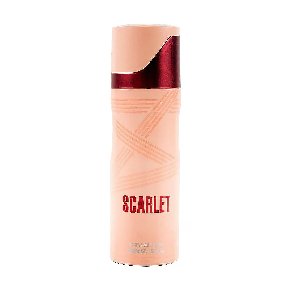 

Парфумований дезодорант-спрей Fragrance World Scarlet жіночий, 200 мл