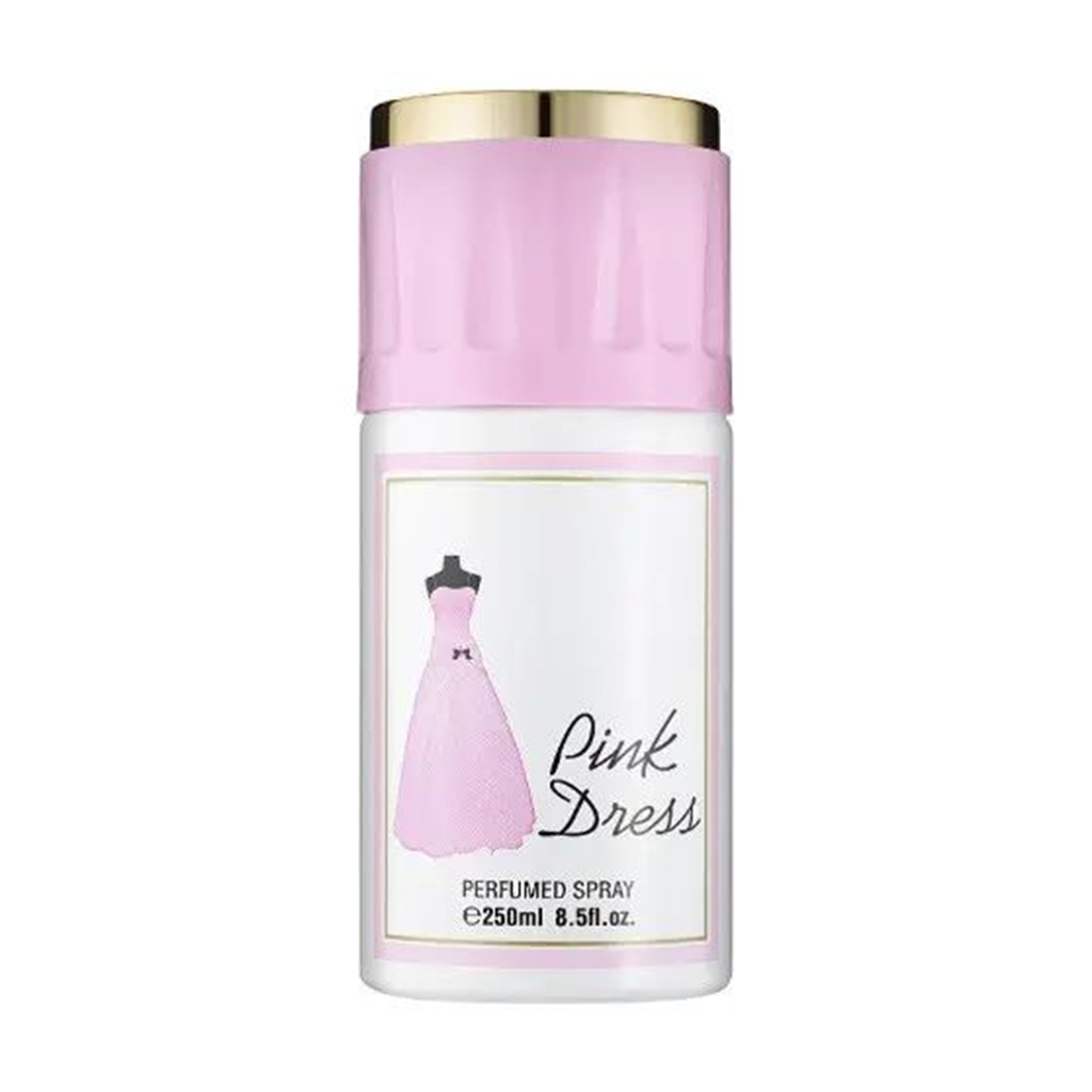 

Парфумований дезодорант-спрей Fragrance World Pink Dress жіночий, 250 мл