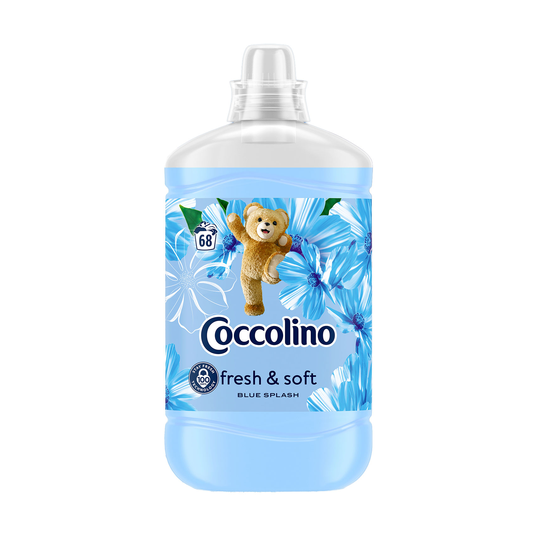 

Кондиціонер для білизни Coccolino Fresh & Soft Blue Splash 68 циклів прання, 1.7 л