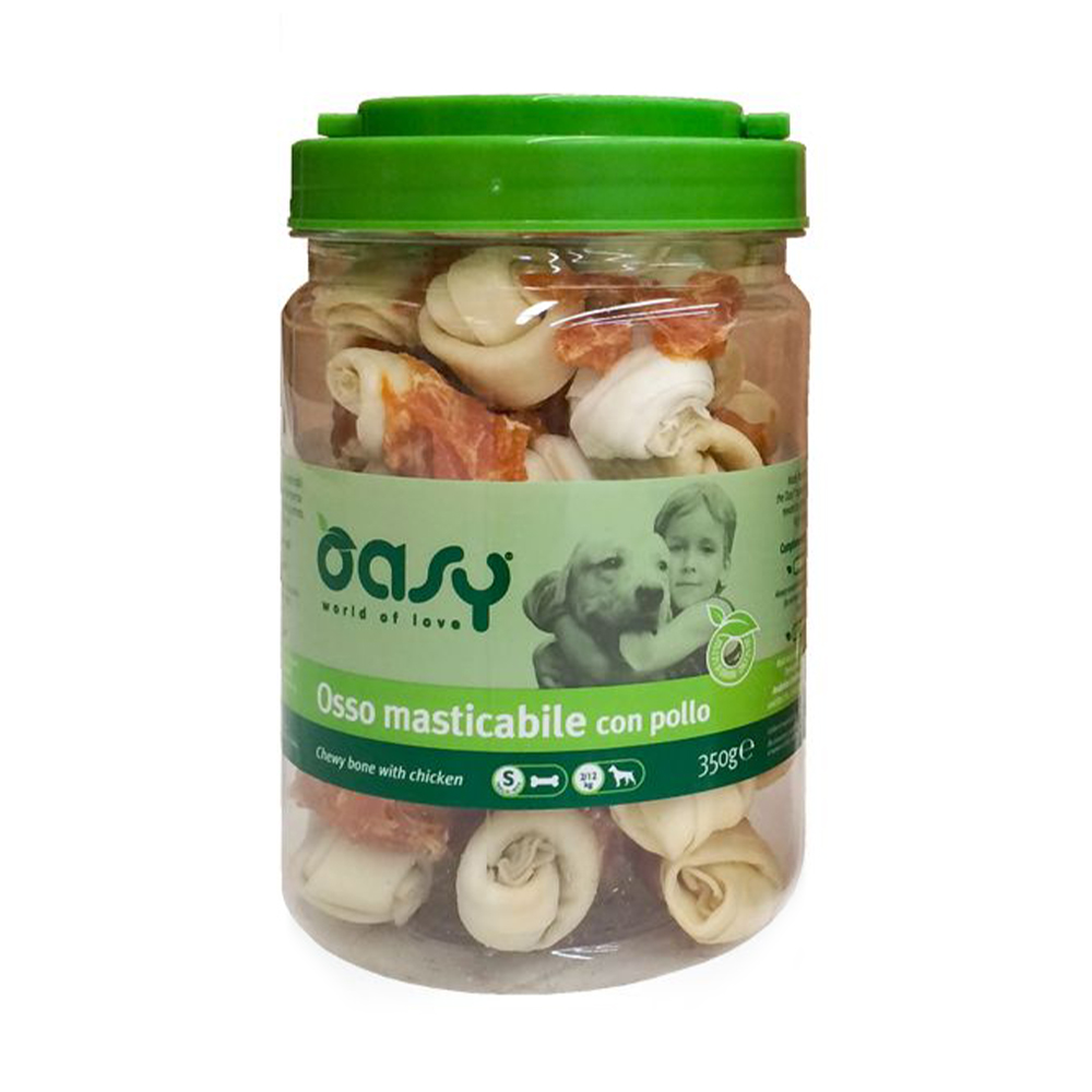 

Уцінка! Ласощі для собак Oasy Chewy Bone S з куркою, 350 г