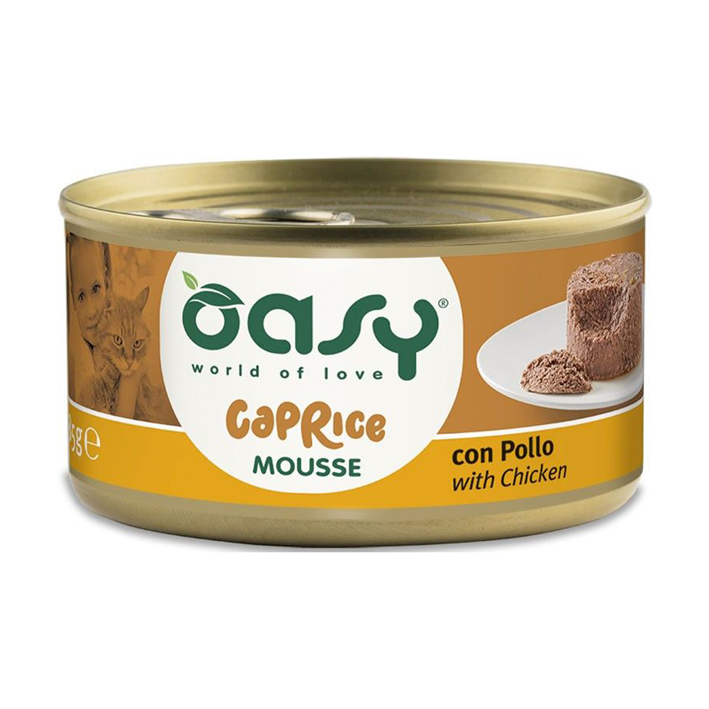 

Вологий корм для кішок Oasy з куркою, 85 г