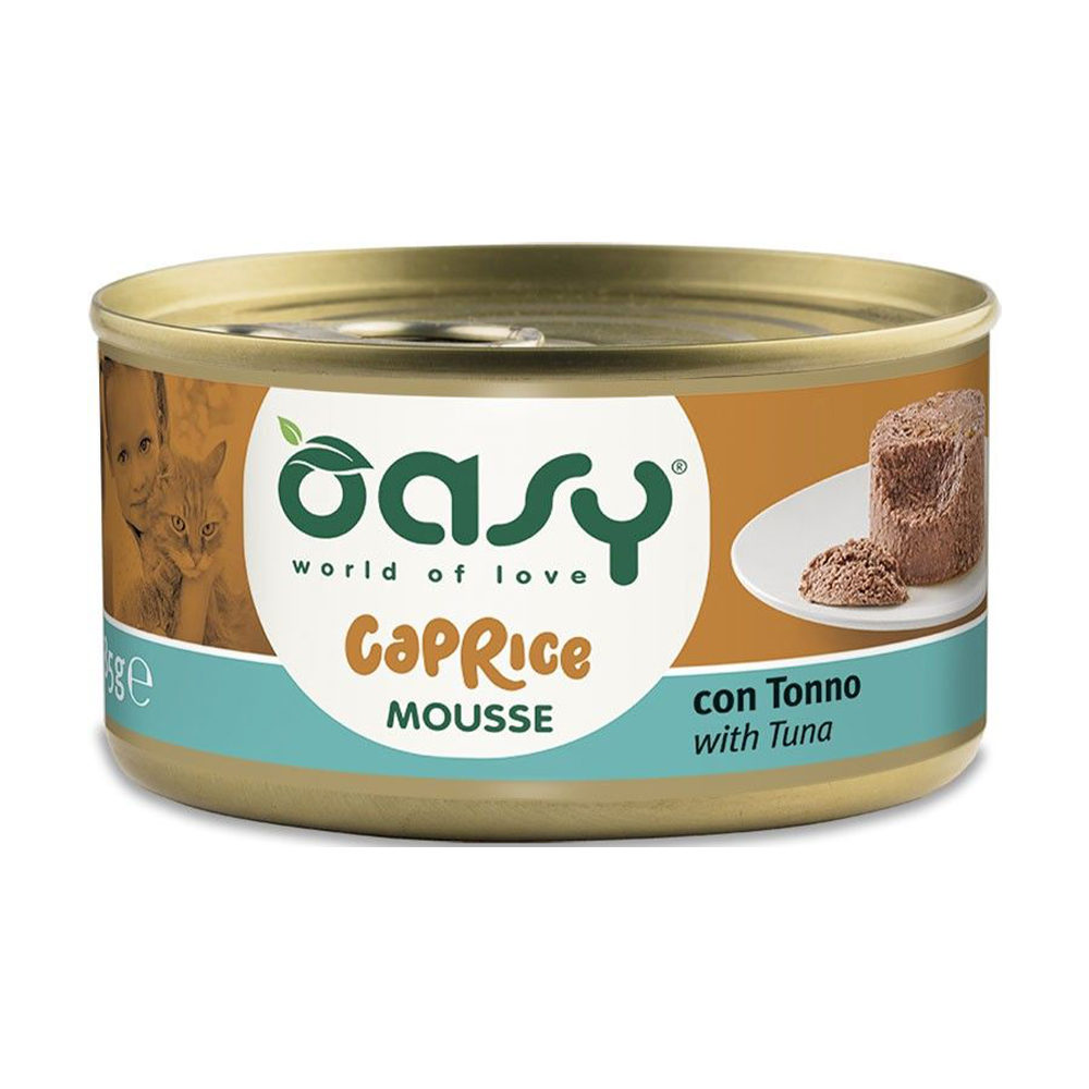 

Вологий корм для кішок Oasy з тунцем, 85 г