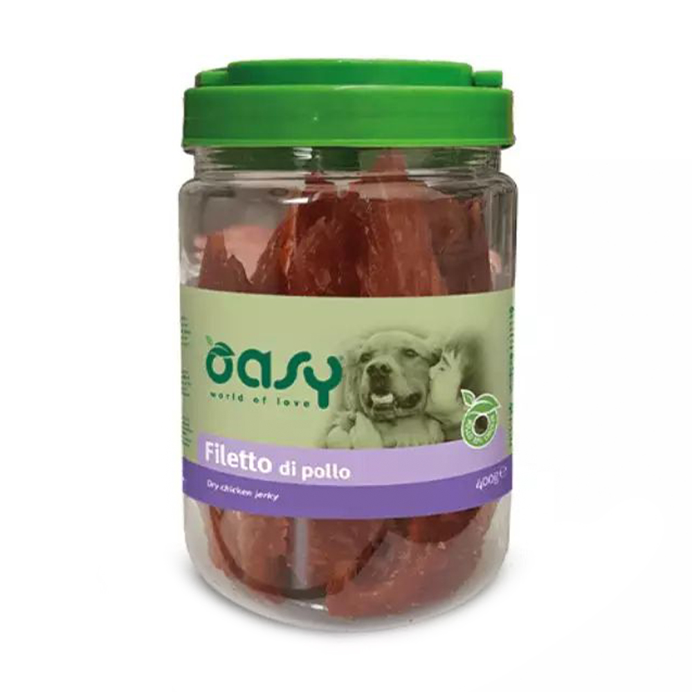 

Уцінка! Ласощі для собак Oasy Dry Chicken Jerky, 400 г