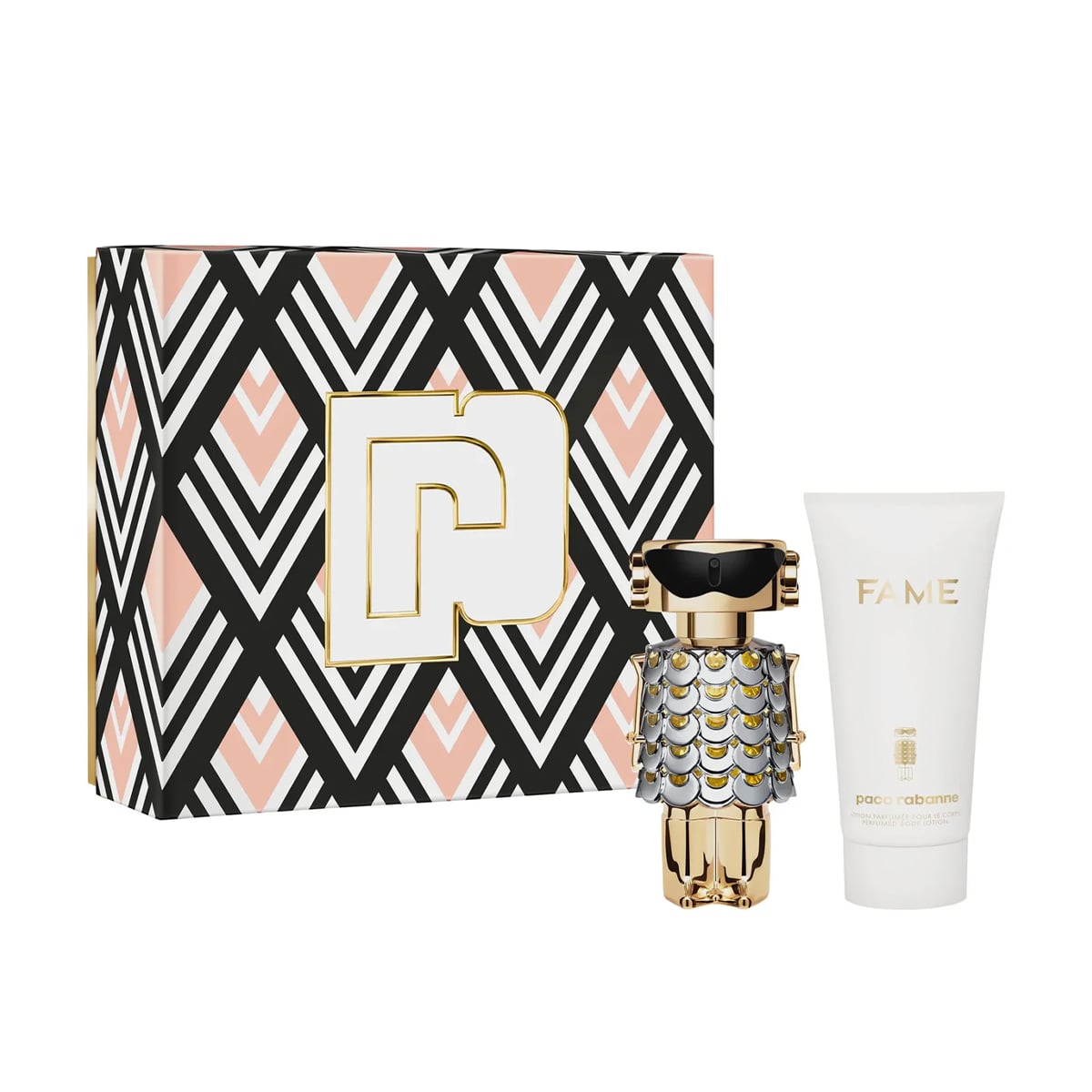 

Парфумований набір Rabanne Fame жіночий (парфумована вода, 50 мл + лосьйон для тіла, 75 мл)