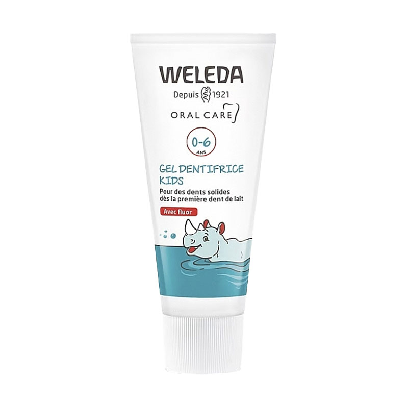 

Дитячий зубний гель Weleda Oral Care Kids Fluor Toothpaste Gel із фтором, від народження до 6 років, 50 мл