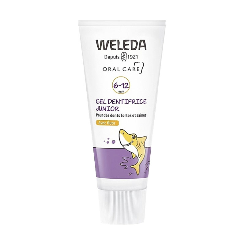 

Уцінка! Дитячий зубний гель Weleda Oral Care Junior Fluor Toothpaste Gel із фтором, від 6 до 12 років, 50 мл
