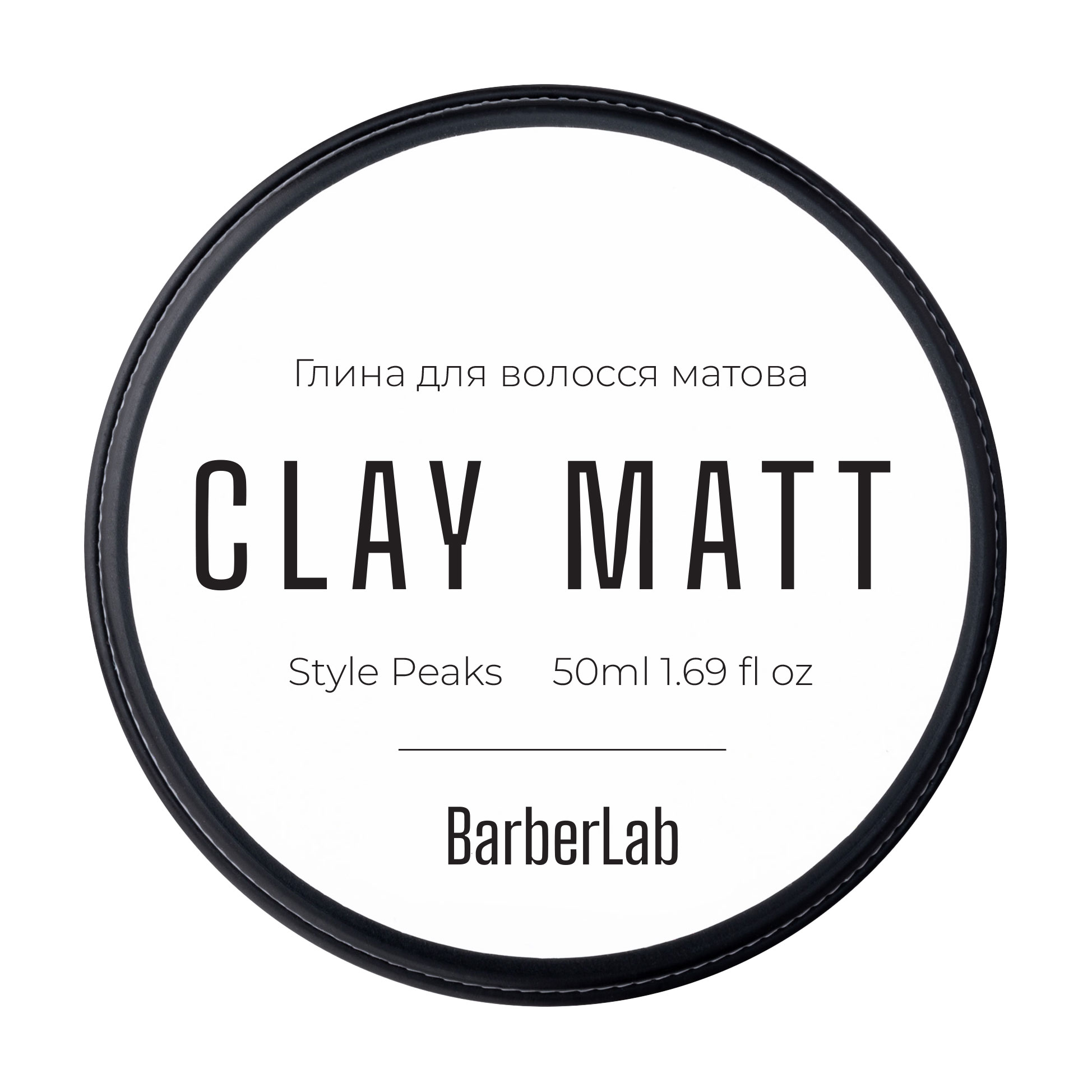 

Матова глина для волосся BarberLab Style Peaks Clay Matt, 50 мл