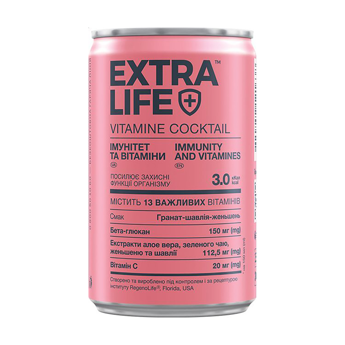 

Вітамінний коктейль Extra Life Vitamine Cocktail Імунітет та вітаміни, 150 мл