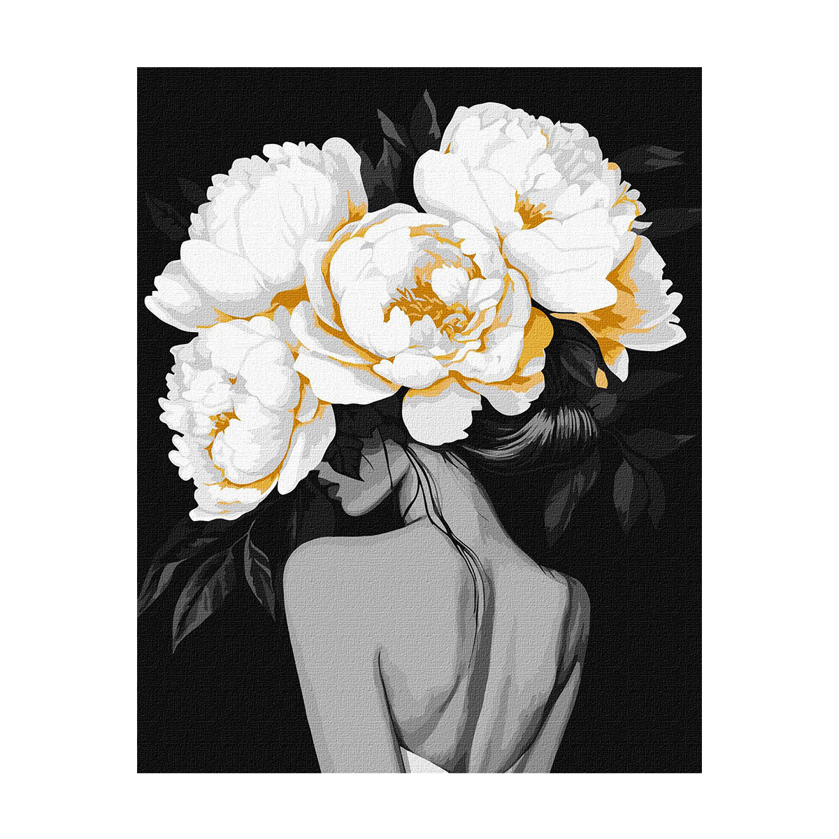 

Картина за номерами Ideyka Таємниці розквіту з фарбами металік extra, 40*50 см (KHO8510)