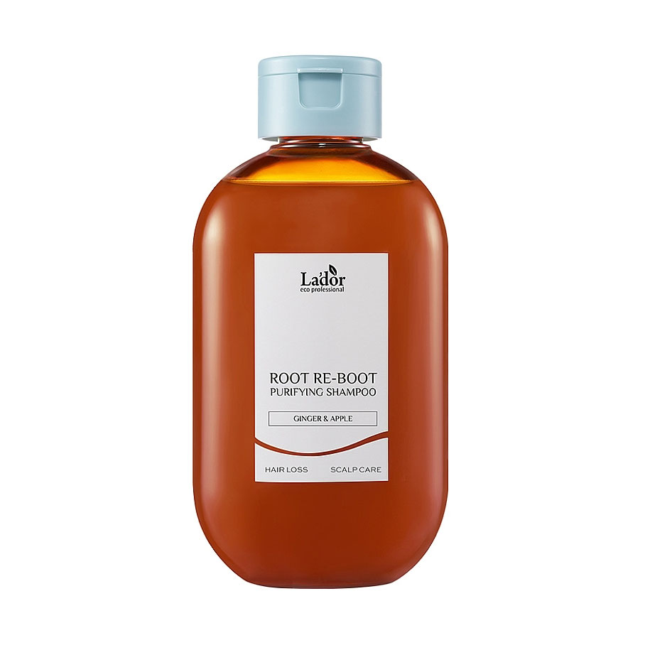 

Шампунь La'dor Root Re-Boot Purifying Shampoo Ginger & Apple для чутливої шкіри голови, 800 мл