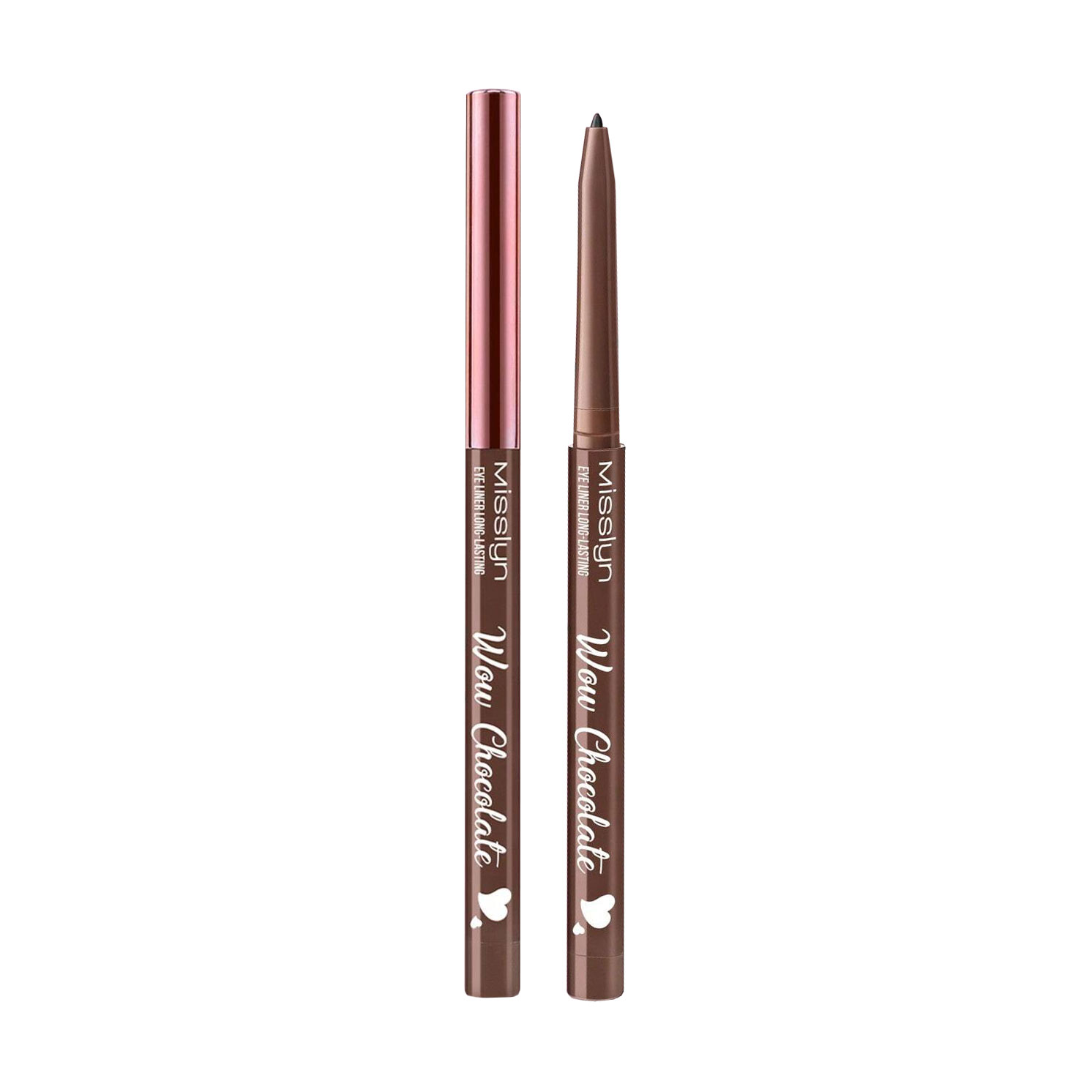 

Олівець-підводка для очей Misslyn Wow Chocolate Eye Liner 01 Black, 0.1 г