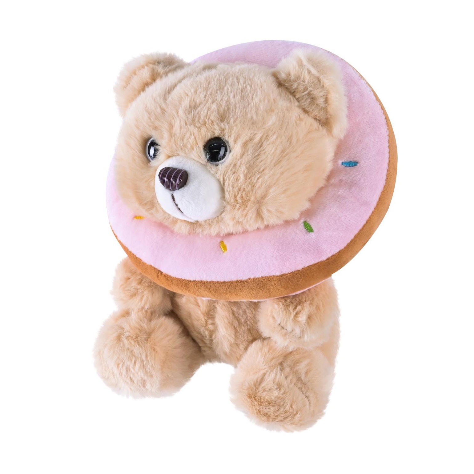 

М'яка іграшка Shantou Jinxing Ведмедик з пончиком, від 3 років, 30 см (C46607)