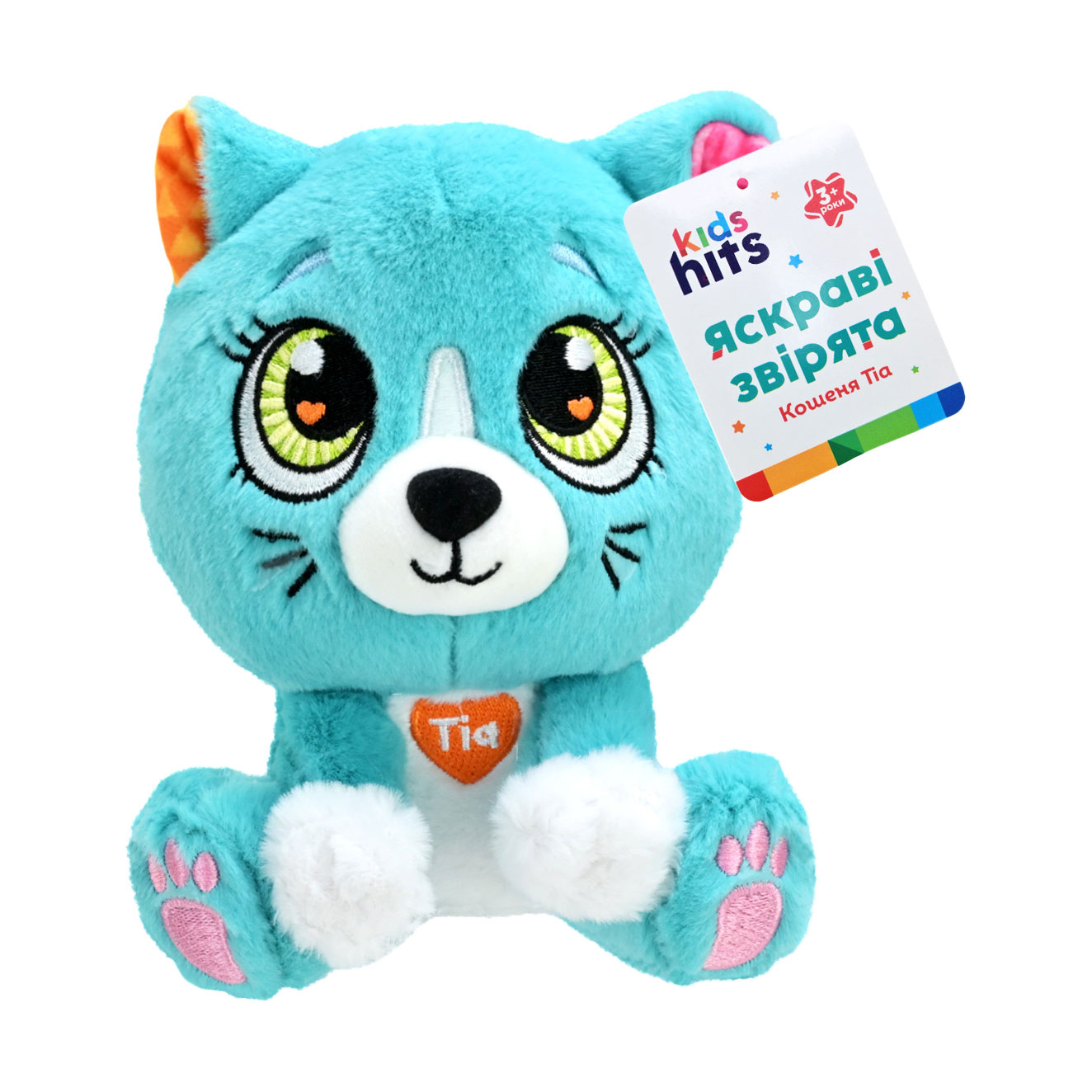 

М'яка іграшка Kids Hits Brightmals Кошеня Тіа, від 3 років, 15 см (KH62/002)