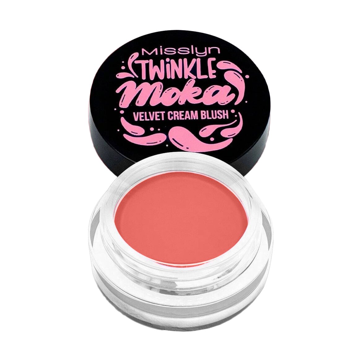 

Кремові рум'яна для обличчя Misslyn Twinkle Moka Velvet Cream Blush 01 Nude, 4.5 г