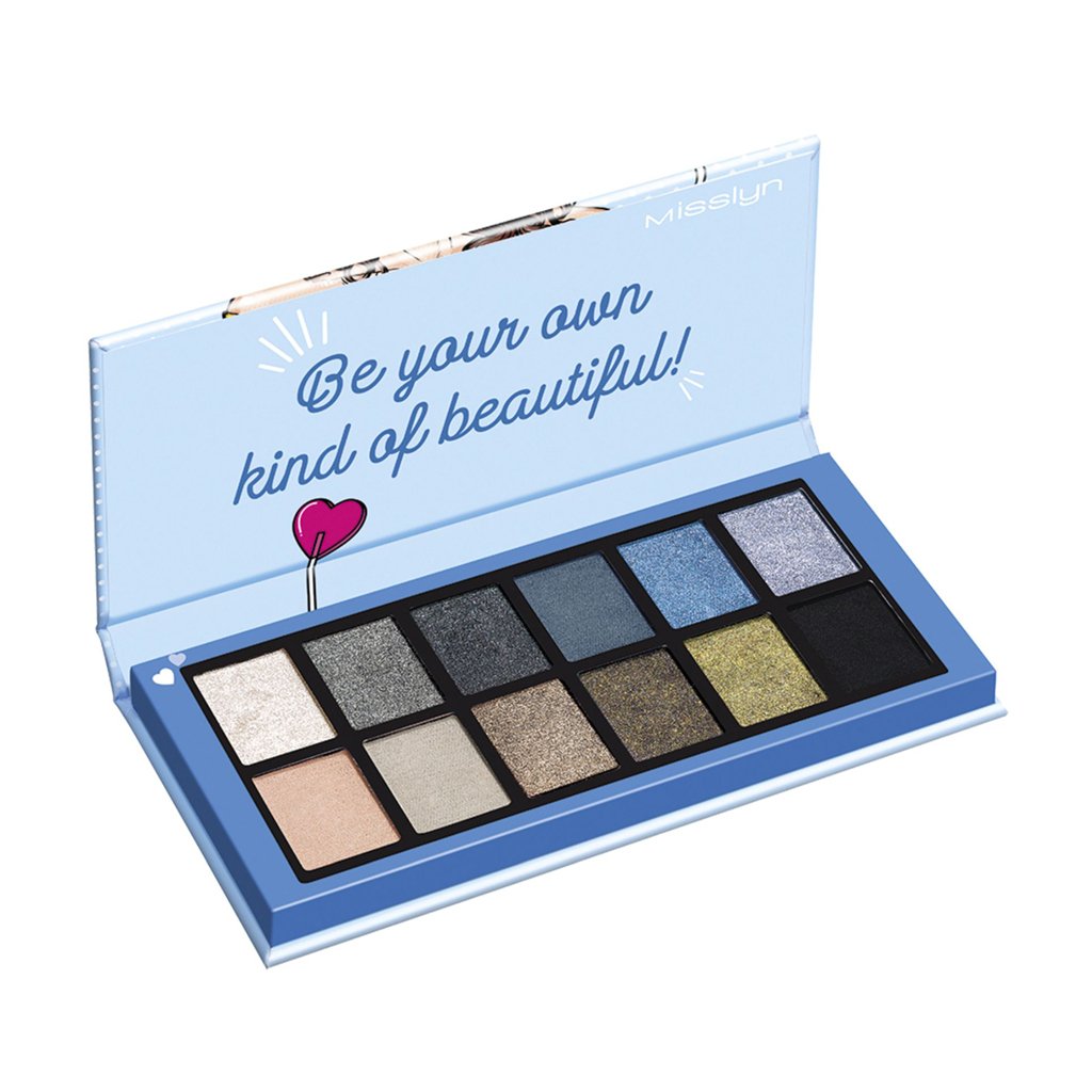 

Палетка тіней для повік Misslyn Matt X Metallic Eyeshadow Palette 2 Eye Got It!, 8.4 г