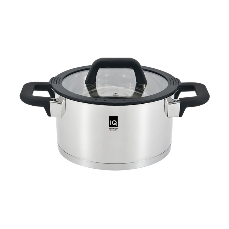 

Уцінка! Каструля IQ Be Traditional з кришкою, 22 см, 4.3 л (IQ-2046-22)