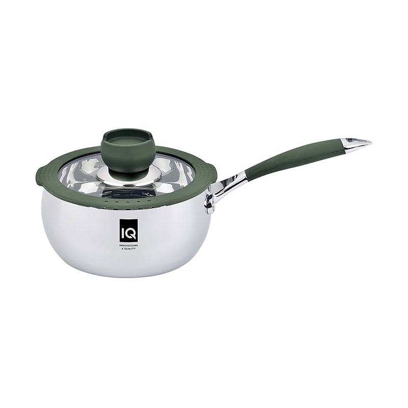 

Уцінка! Ківш IQ Be Trendy з кришкою, діаметр 16 см, 1.6 л (IQ-4044-16)