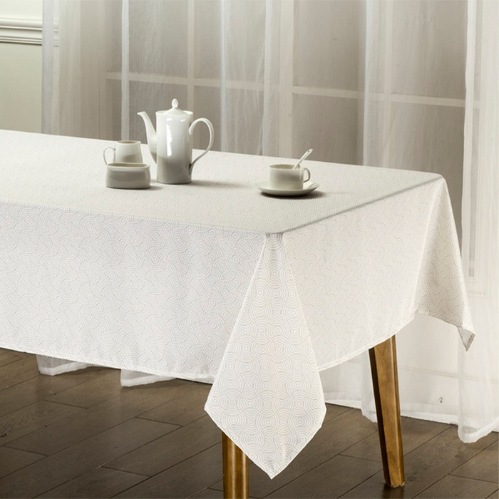 

Скатертина Soho Сircles Cream, 140*180 см (6996193)