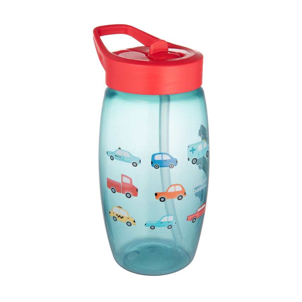 

Поїльник Canpol Babies Автомобілі, зі складним носиком, блакитний, від 4 років, 400 мл (56/618_blu)