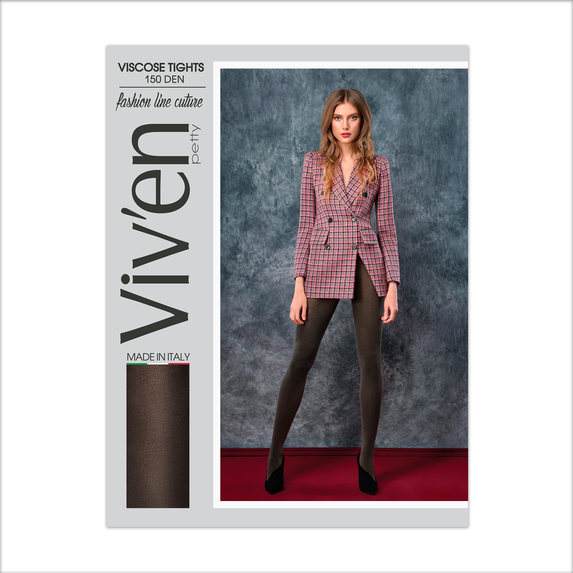 

Колготки жіночі Viv'en Petty Viscose Tights 150 DEN, жовті, розмір 2