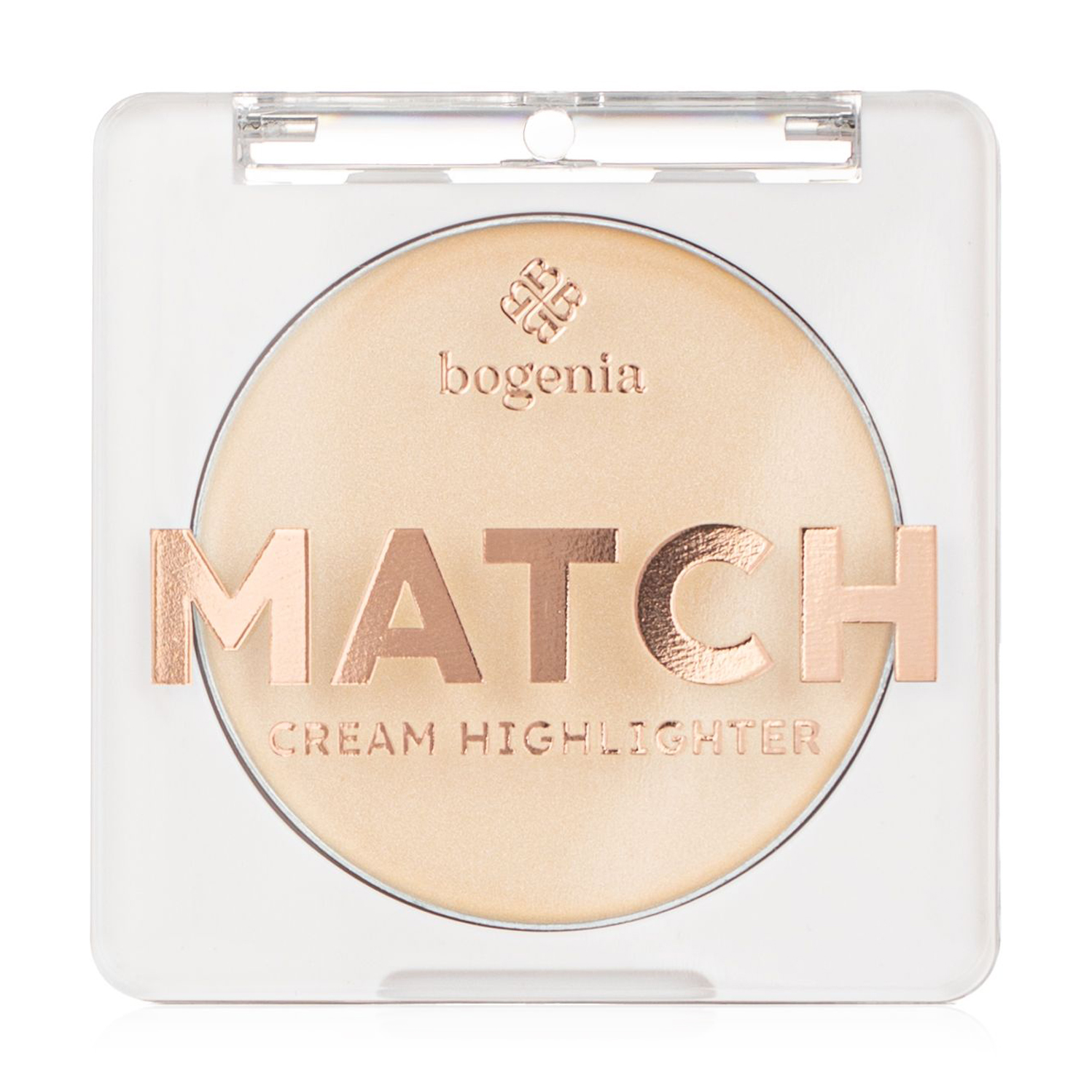 

Кремовий хайлайтер для обличчя Bogenia Pro Match Cream Highlighter BG672, 001, 3 г