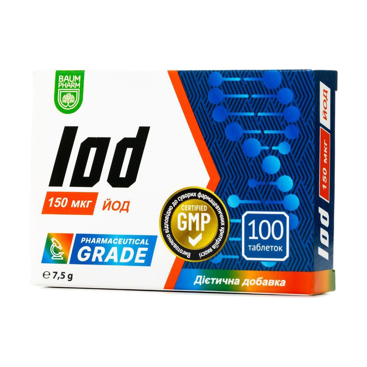 

Йод Baum Pharm Iod 150 мкг, 100 таблеток