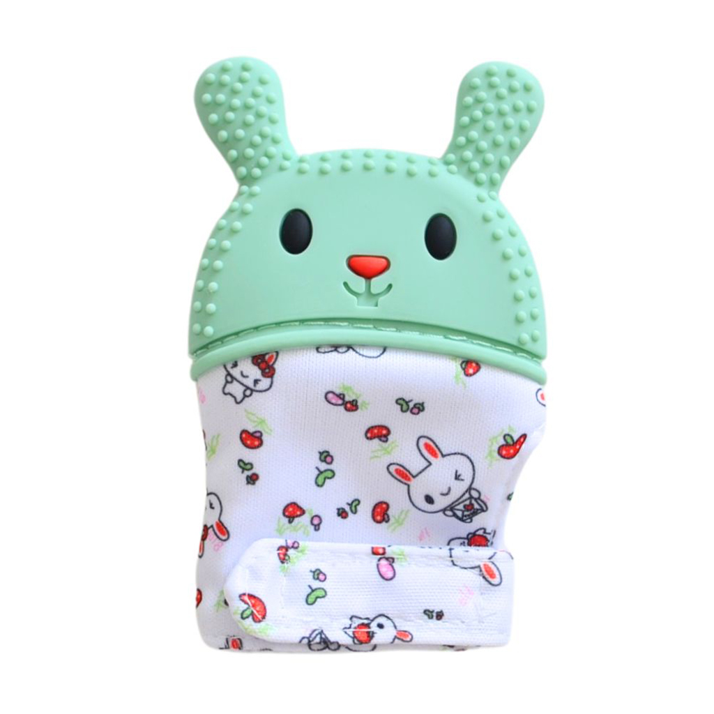 

Прорізувач для зубів на руку Lindo зелений, від 3 місяців (Li 191)