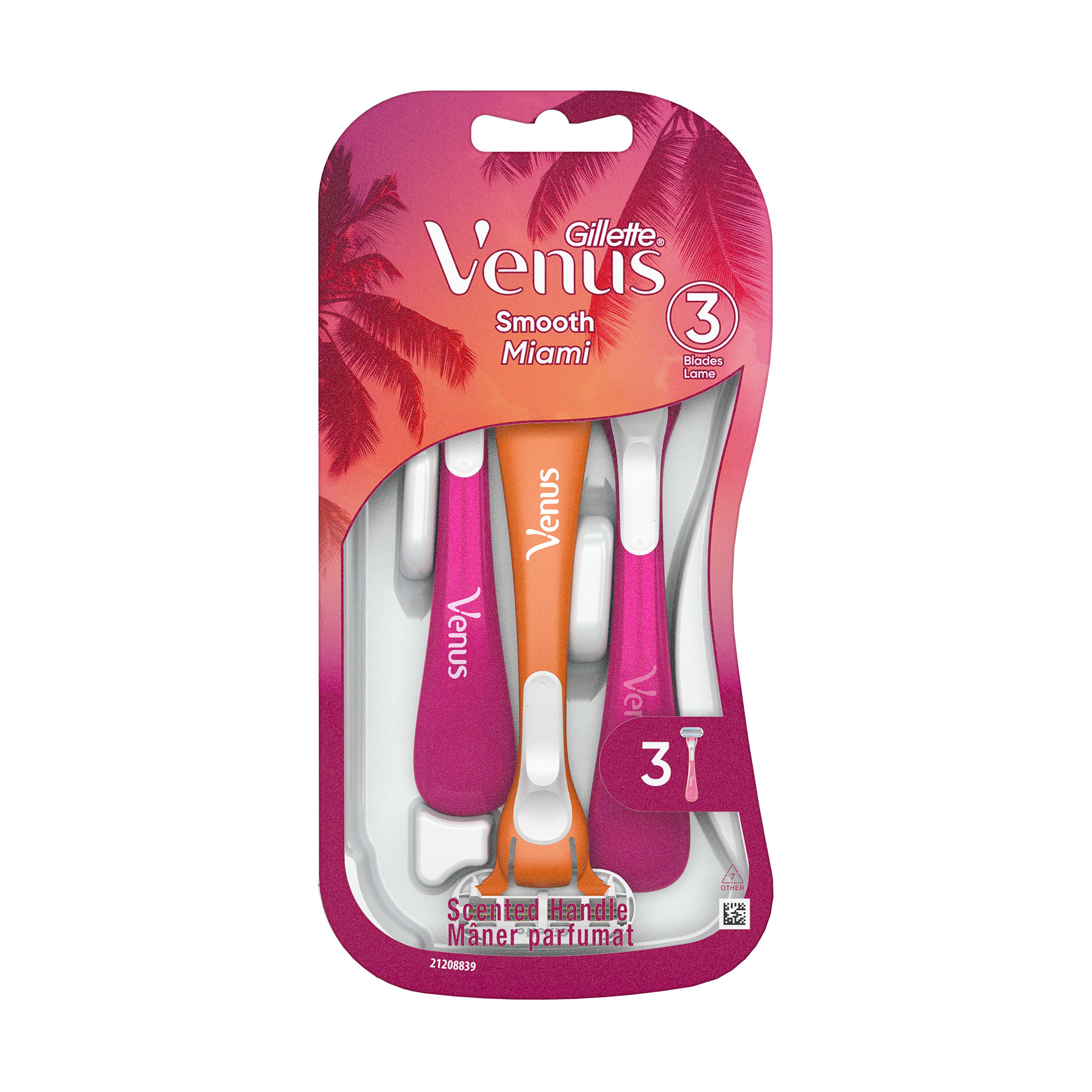 

Уцінка! Одноразові станки для гоління Gillette Venus Smooth Miami жіночі, 3 шт