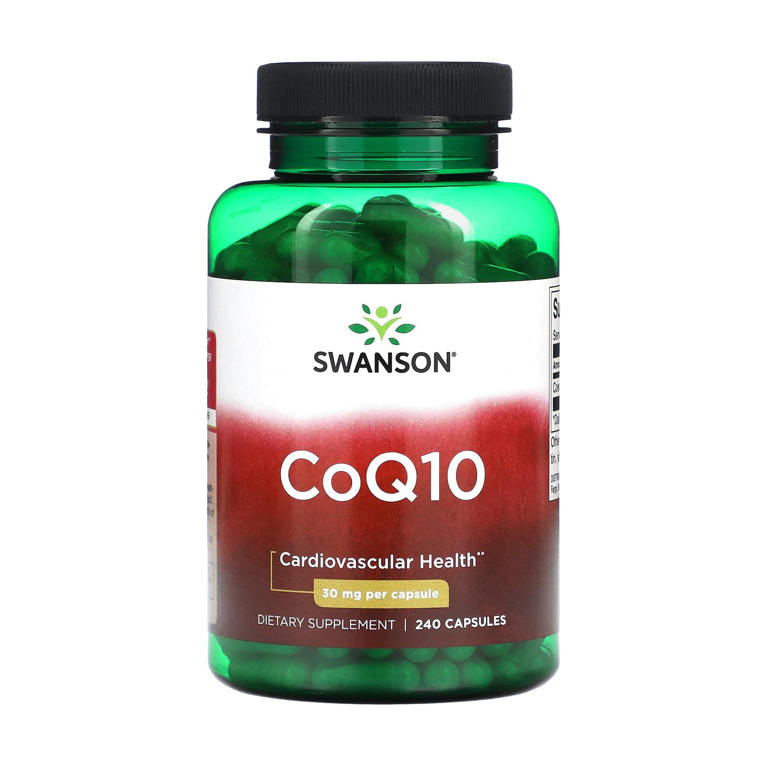 

Уцінка! Коензим Q10 Swanson CoQ10, 30 мг, 240 капсул