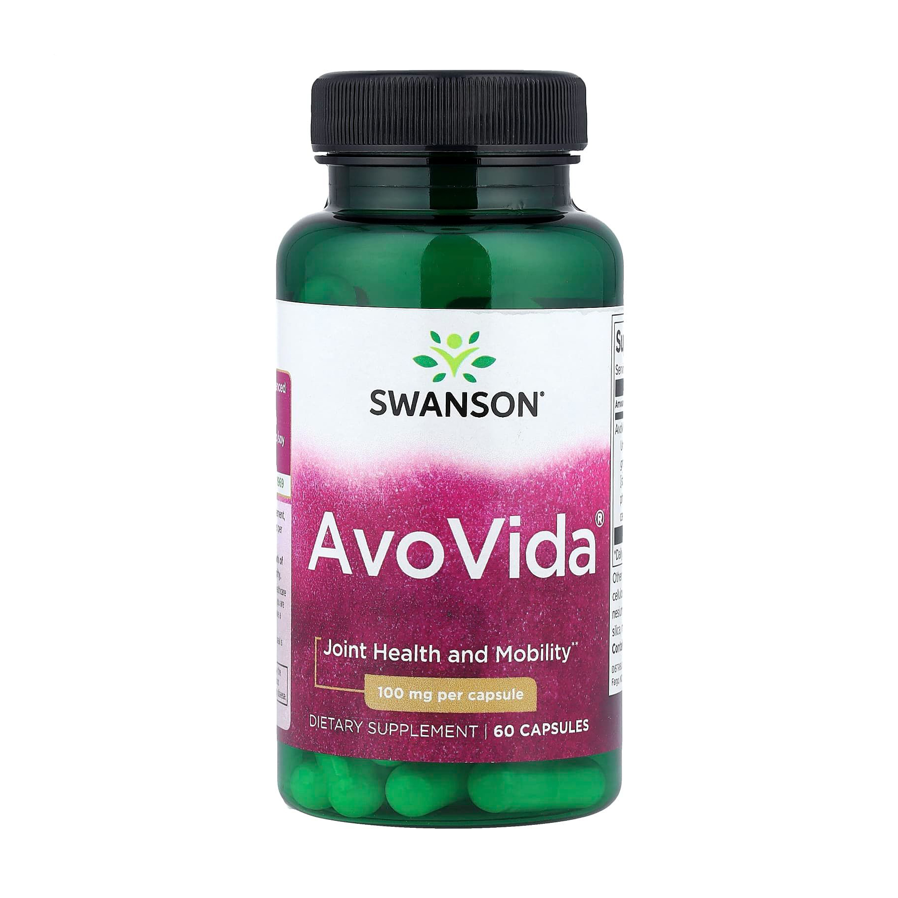 

Уцінка! Комплекс для суглобів Swanson AvoVida, 100 мг, 60 капсул