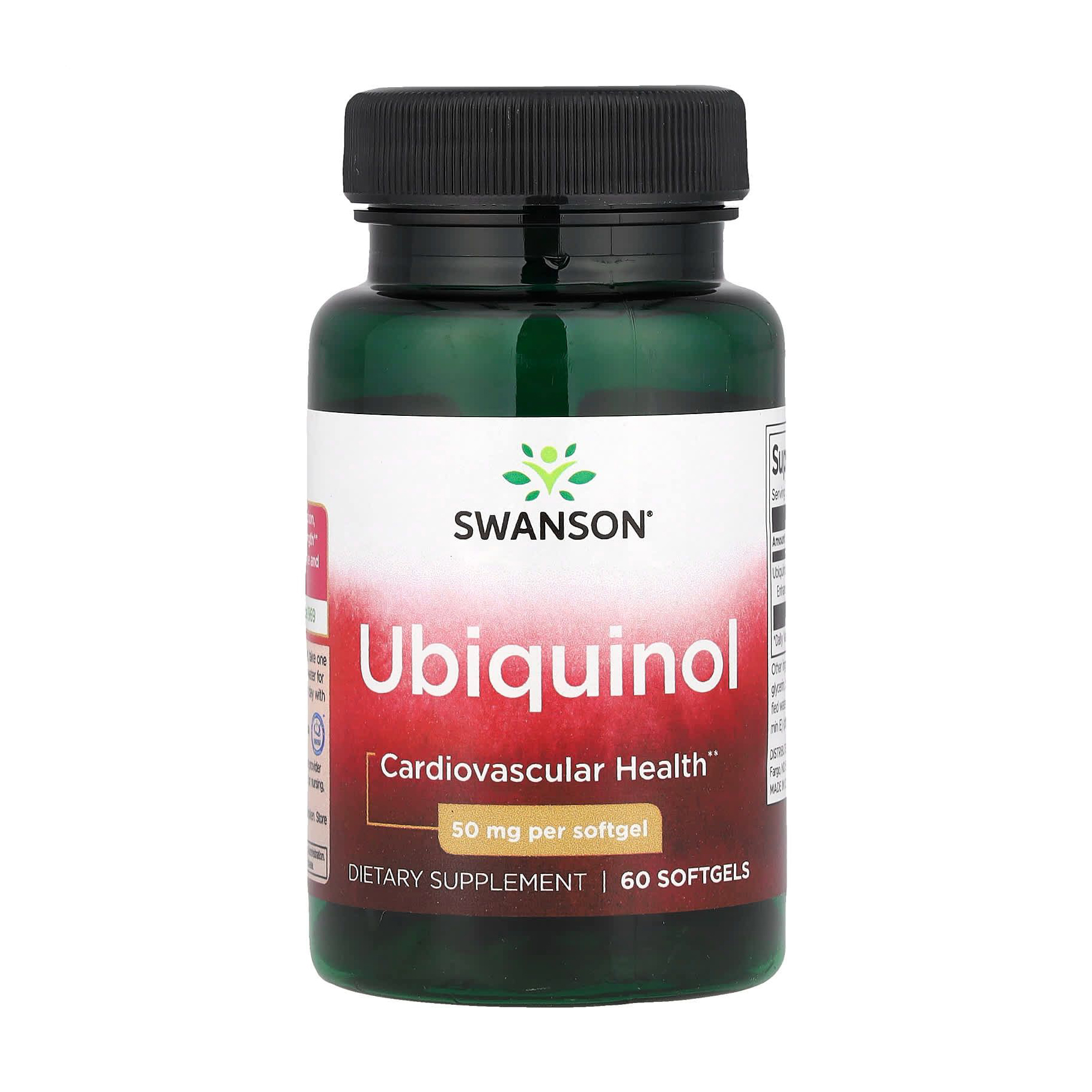 

Уцінка! Убіхінол Swanson Ubiquinol, 50 мг, 60 гелевих капсул