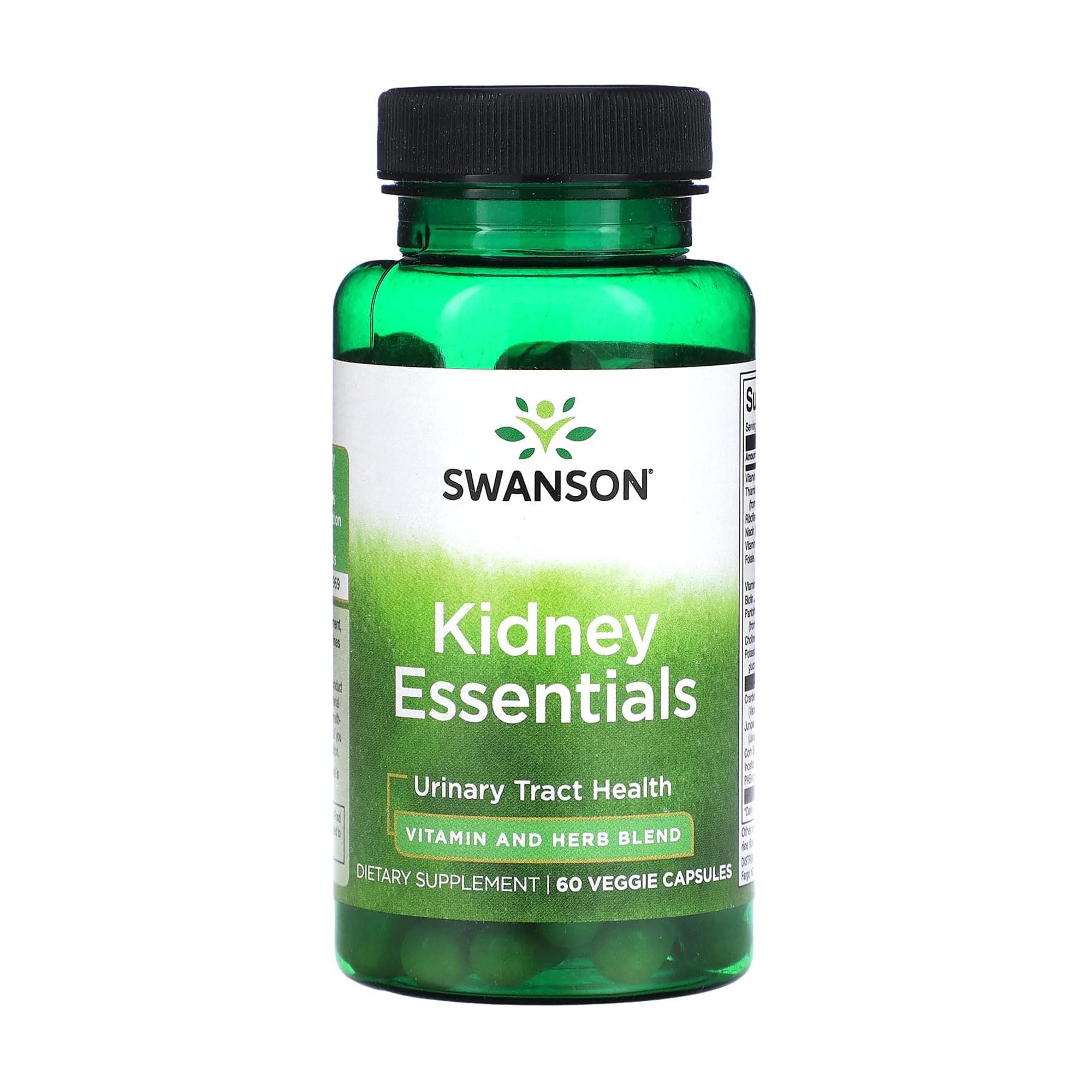 

Підтримка нирок Swanson Kidney Essentials, 60 веганських капсул