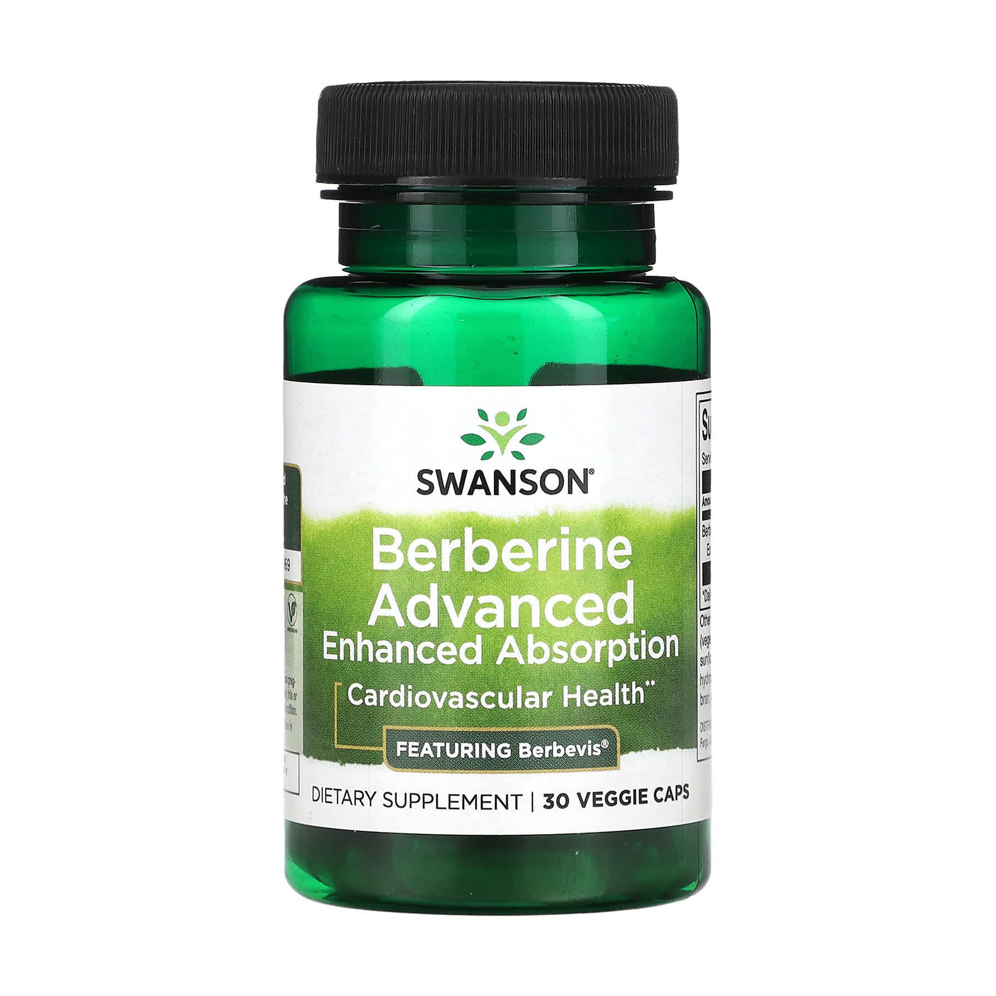 

Берберин Swanson Berberine Advanced Enhanced Absorption, 30 веганських капсул