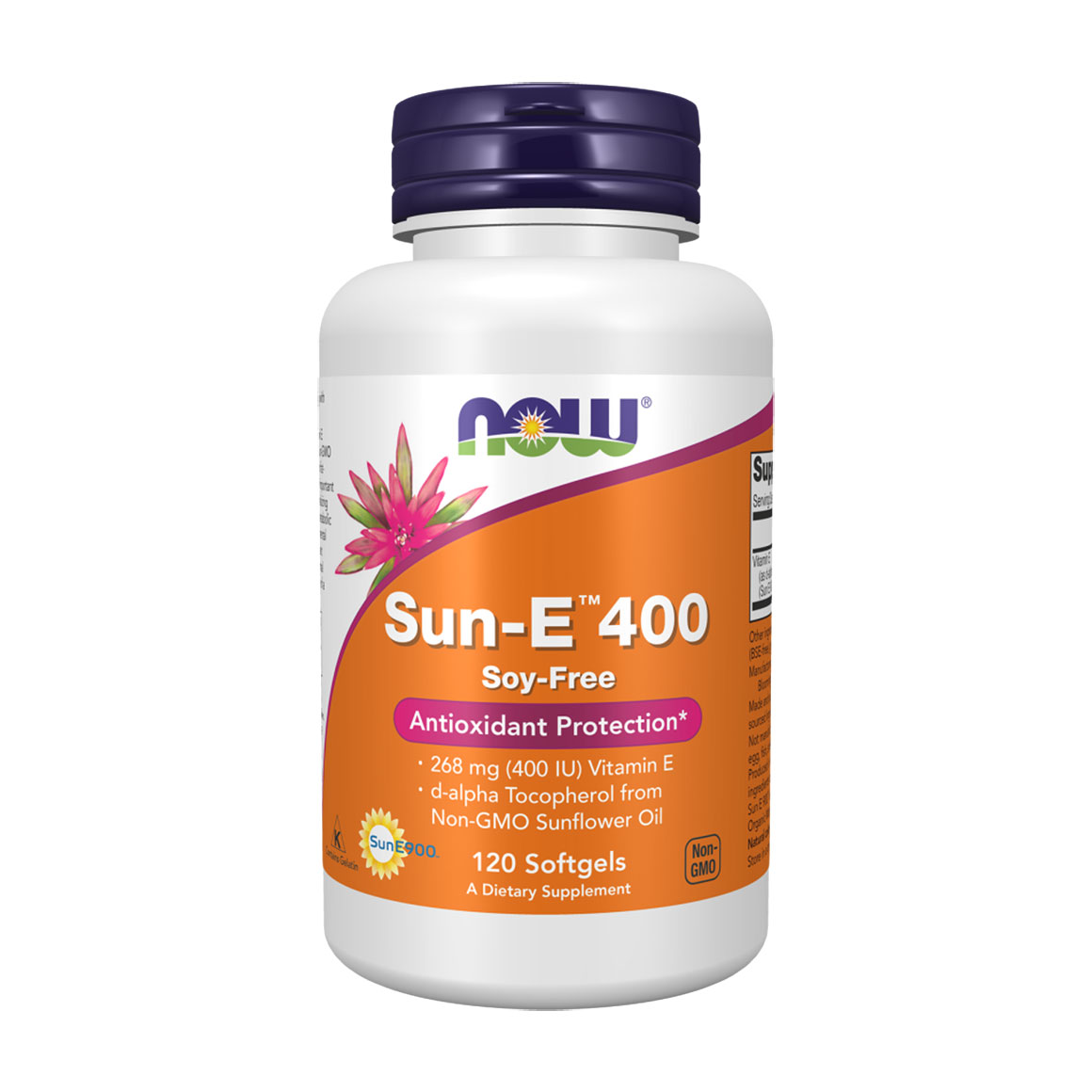

Вітамін Е NOW Foods Sun-E 400 МО, 268 мг, 120 гелевих капсул