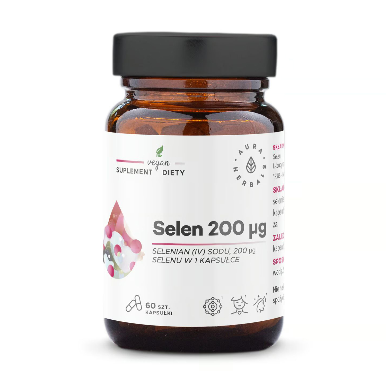 

Селен Aura Herbals Selen 200 мкг, 60 капсул