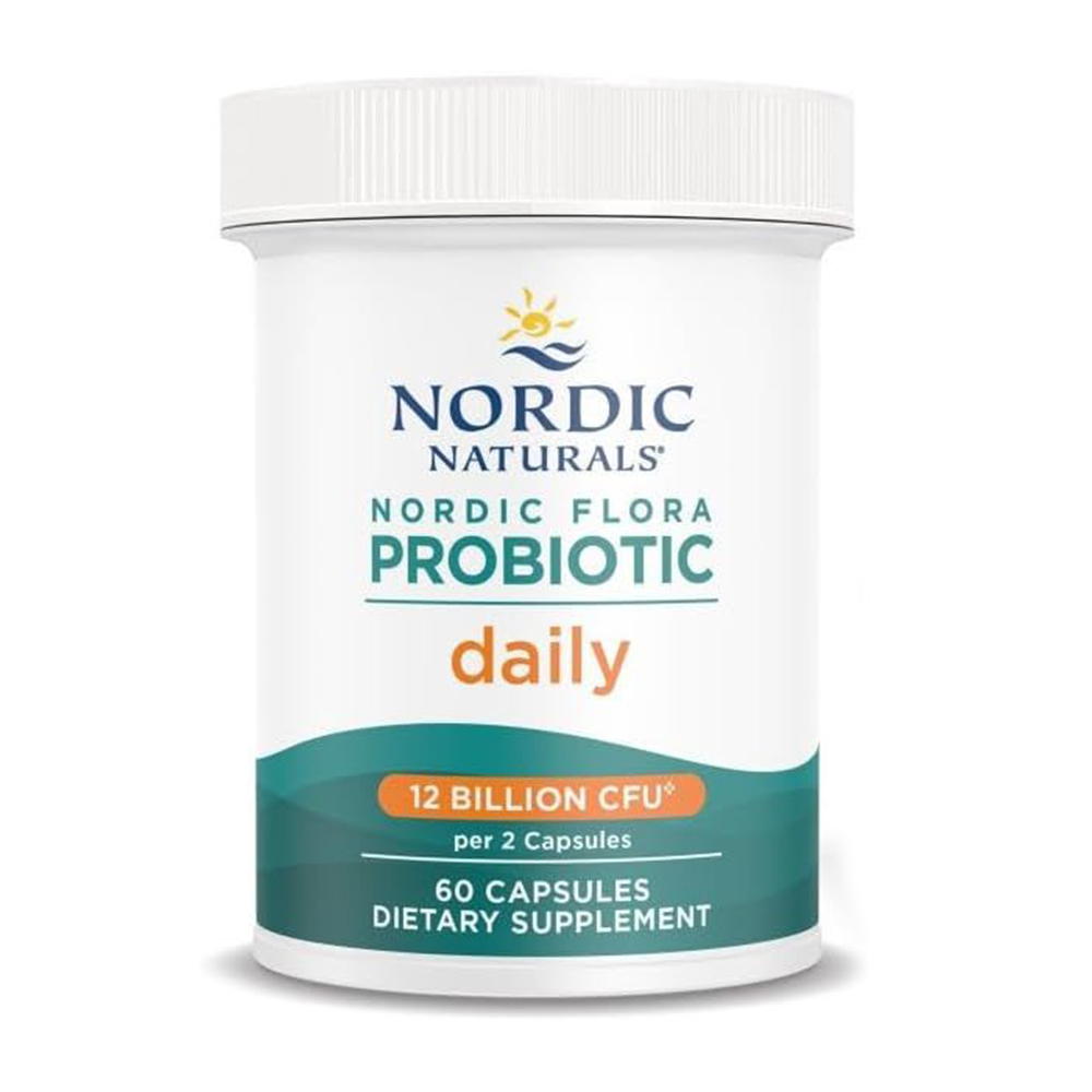 

Щоденні пробіотики Nordic Naturals Nordic Flora Probiotic Daily 12 млрд КУО, 60 капсул
