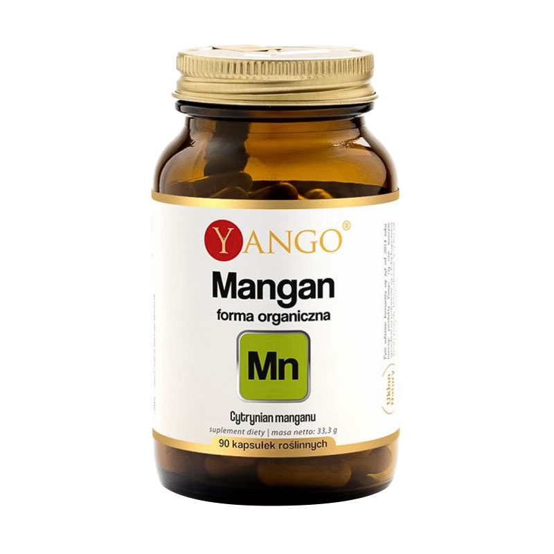 

Уцінка! Мікроелемент Марганець Yango Manganese, 90 капсул