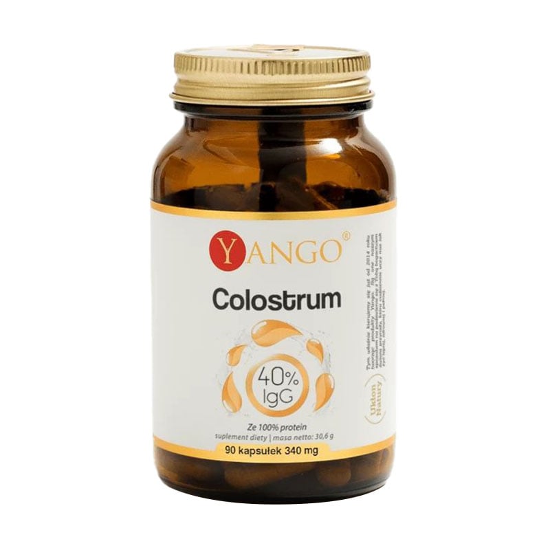 

Уцінка! Молозиво Yango Colostrum - 40% Immunoglobulins, 90 капсул