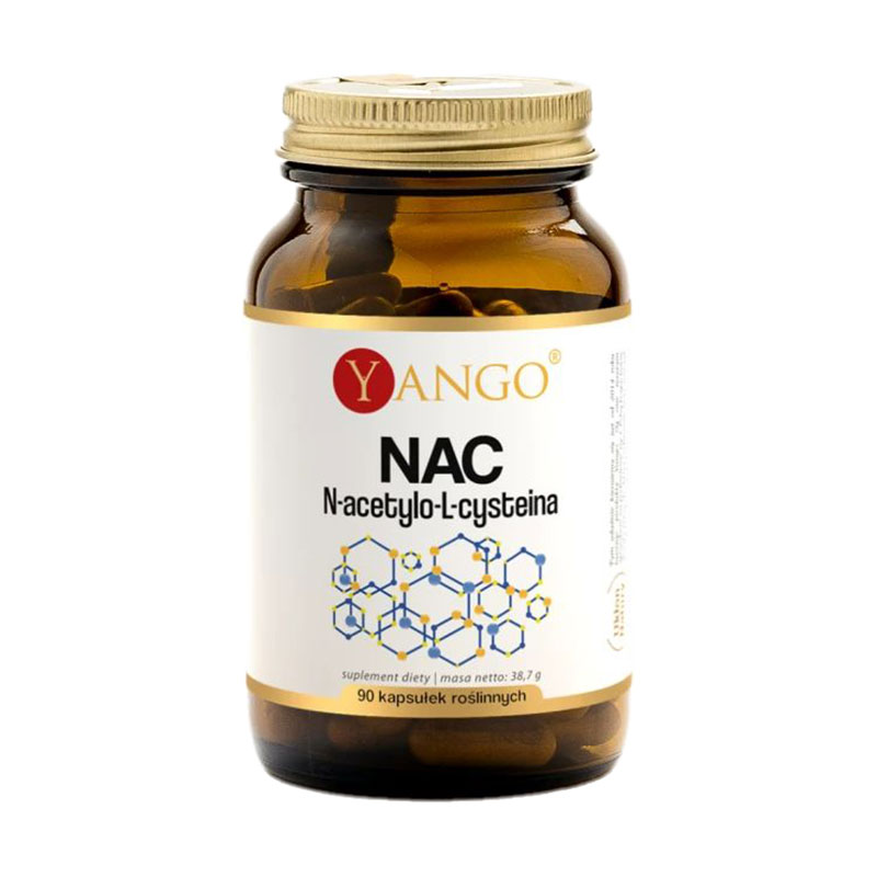 

N-ацетил-L-цистеїн Yango NAC-N-acetyl-L-cysteine, 90 капсул
