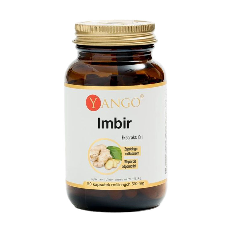 

Імбир Yango Ginger, 510 мг, 90 капсул