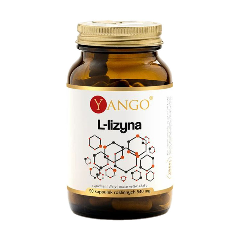 

L-лізин Yango L-lysine, 540 мг, 90 капсул
