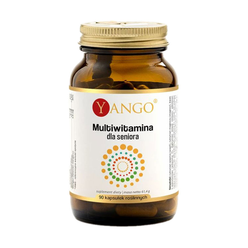 

Мультивітаміни для літніх людей Yango Multivitamin for Seniors, 90 капсул