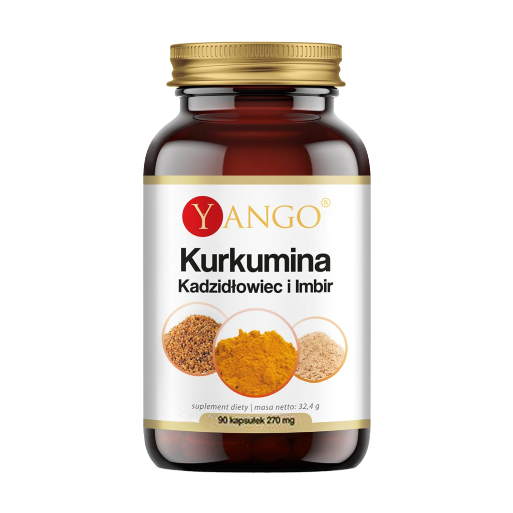 

Куркумін, ладан та імбир Yango Curcumin Boswellia and Ginger, 270 мг, 90 капсул