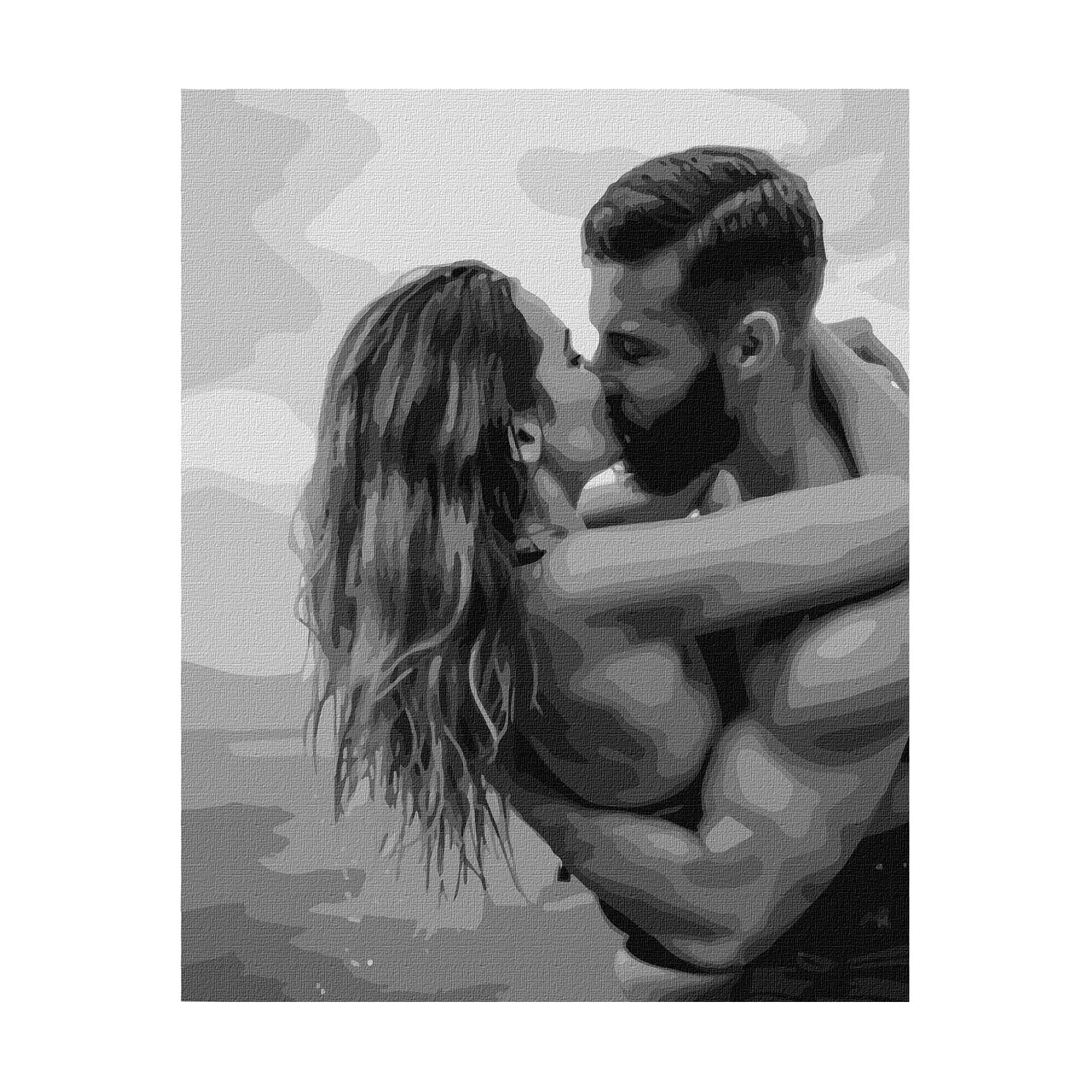 

Картина за номерами Ideyka Поцілунок на узбережжі, 40*50 см (KHO8516)