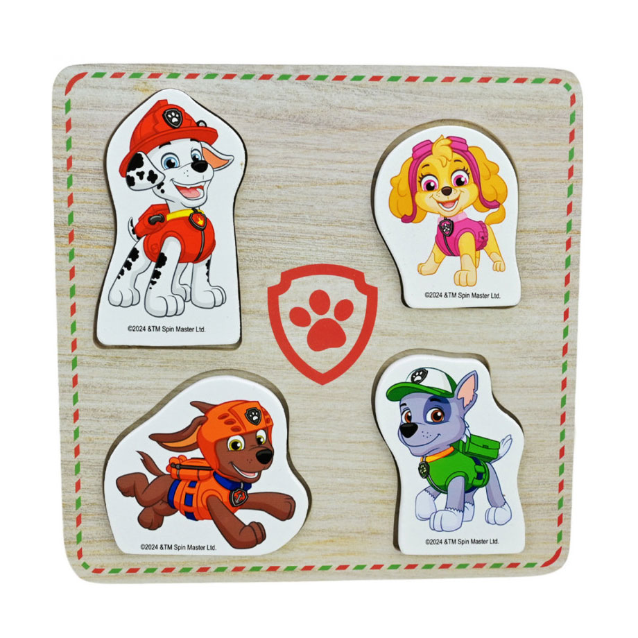 

Іграшка KidsHits Paw Patrol Рамка-вкладиш Відважні рятувальники, 14.8*14.8*0.6, від 3 років (KH20/052)