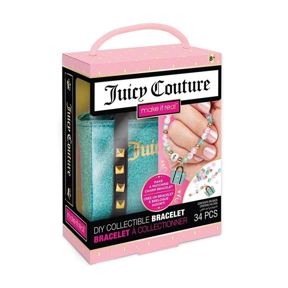 

Набір для створення шарм-браслету Make it Real Juicy Couture Модниця Тіффані, 34 елементи, від 8 років, 16*12*6 см (MR4471-2)
