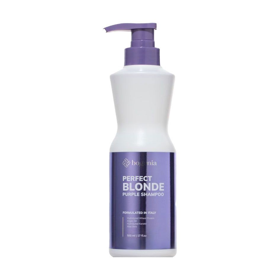 

Шампунь Bogenia Perfect Blonde Purple Shampoo для блонду, від жовтизни волосся, 500 мл