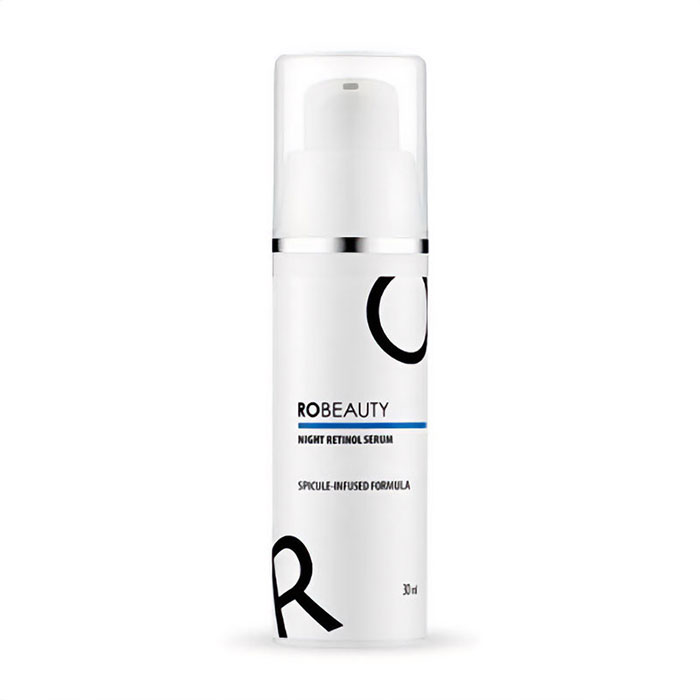 

Нічна антивікова сироватка для обличчя Ro Beauty Night Retinol Serum з мікроголками та ретинолом, 30 мл