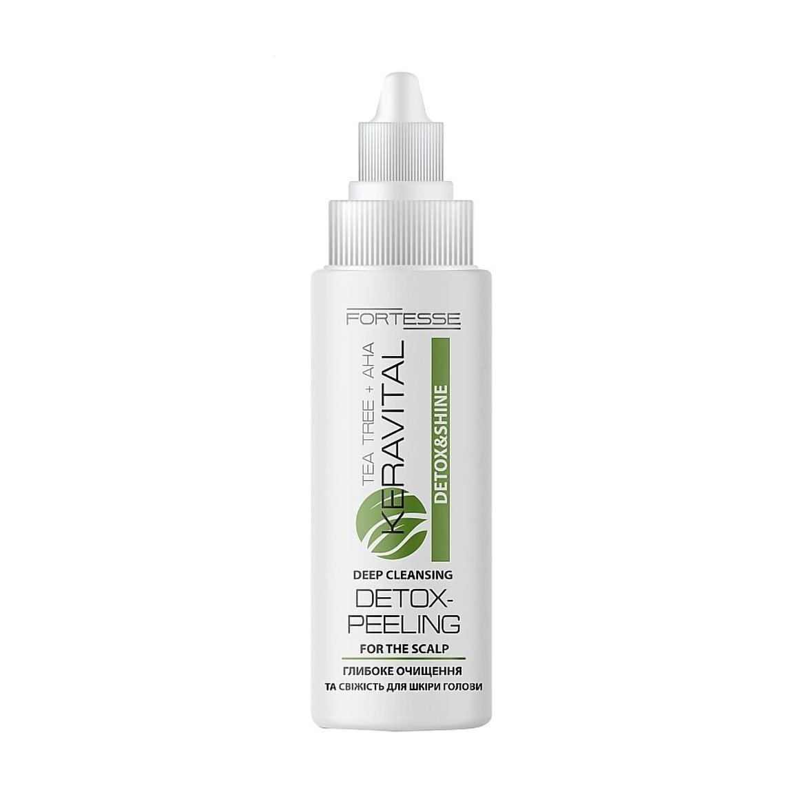 

Детокс-пілінг Fortesse Professional Detox & Shine KeraVital Detox-Peeling Глибоке очищення та свіжість для шкіри голови, 90 мл