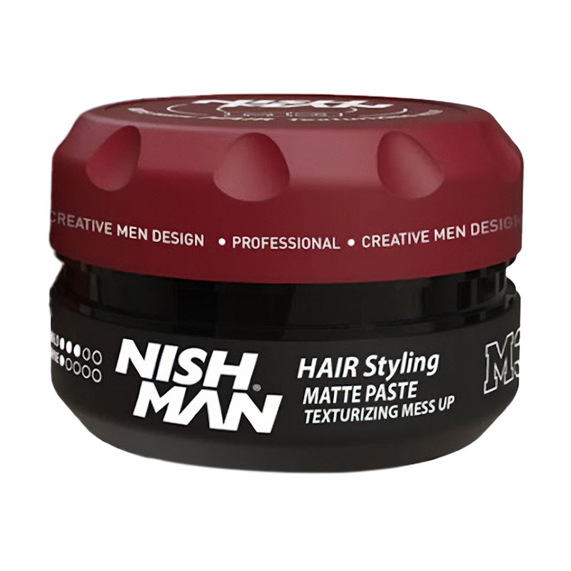

Чоловіча матова паста для укладання волосся Nishman Hair Styling Matte Paste Texturizing Mess Up M3, 30 мл